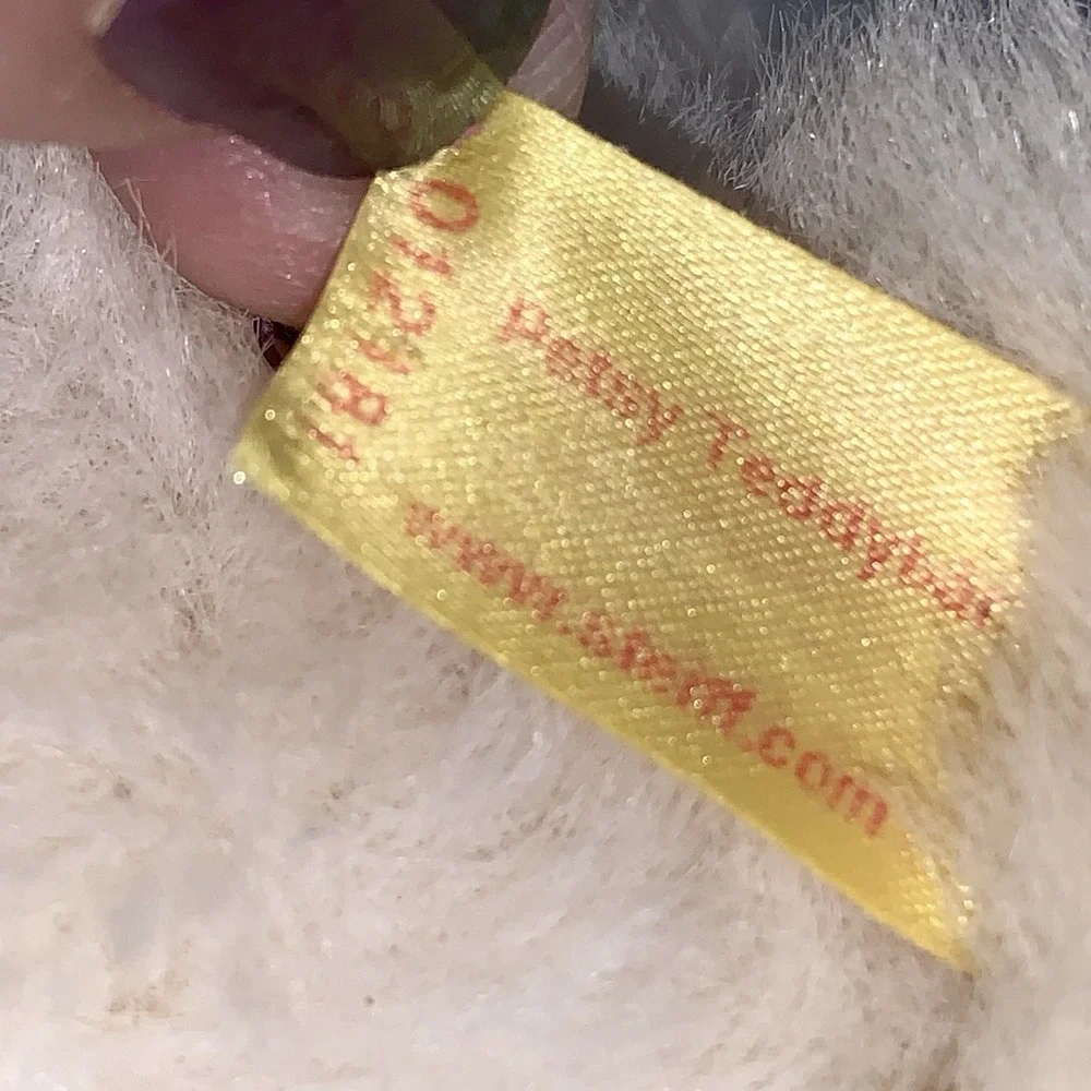 Vintage Steiff Petsy Teddybar Champagne Bear 012181 Working Squeaker 11